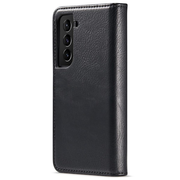 DG.MING 2-in-1 Magnet Wallet Samsung Galaxy S22 Black