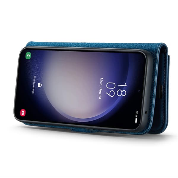 DG.MING 2-in-1 Magneettilompakko Samsung Galaxy S25 Sininen