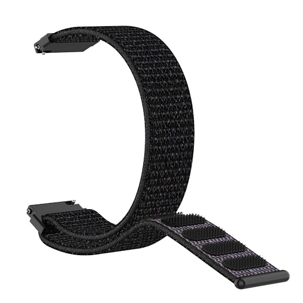 Nylonrem til Samsung Galaxy Watch 42mm/Active Sort