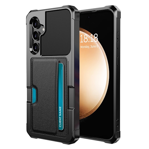 Armor Card Case Galaxy S25 Plus Svart