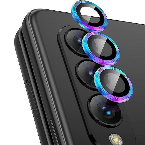 Hat Prince Härdat Glas Lins Skydd Samsung Galaxy Z Fold 5 Multifärg