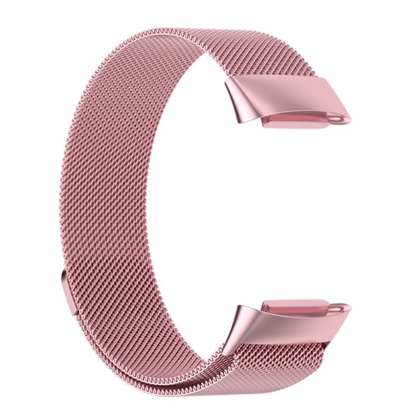 Milanese Loop Armband Fitbit Charge 5 Rosa