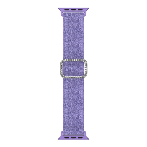 Elastiskt Nylonarmband Apple Watch Ultra 2 49mm Glitter Lila