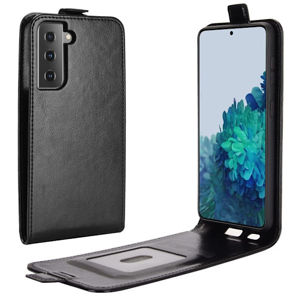 Flip Cover Læder Samsung Galaxy S21 Sort