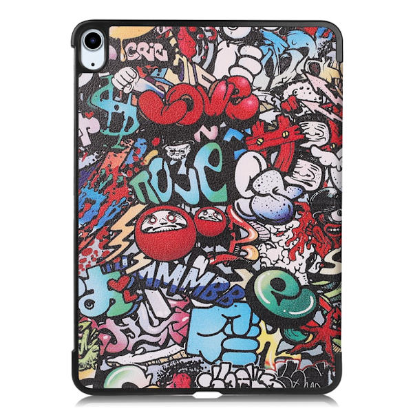 iPad Air 11 6th Gen (2024) Fodral Tri-fold Graffiti