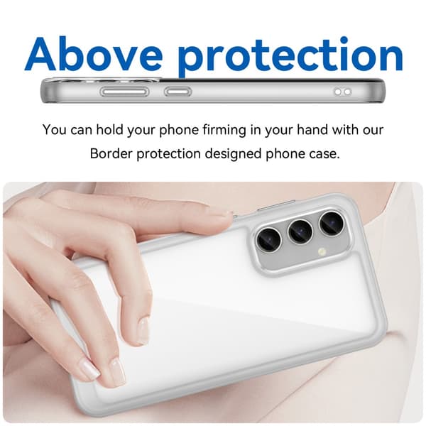 Hybrid Edge Skal Samsung Galaxy S23 FE Transparent