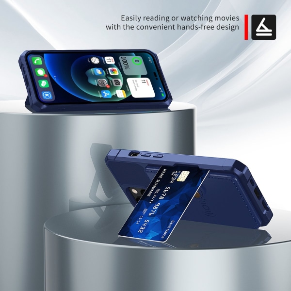 Multi-Slot-kotelo iPhone 14 Plus Blue