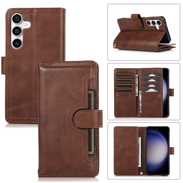 Pengepungsskal Multi-Slot Samsung Galaxy S25 Brun