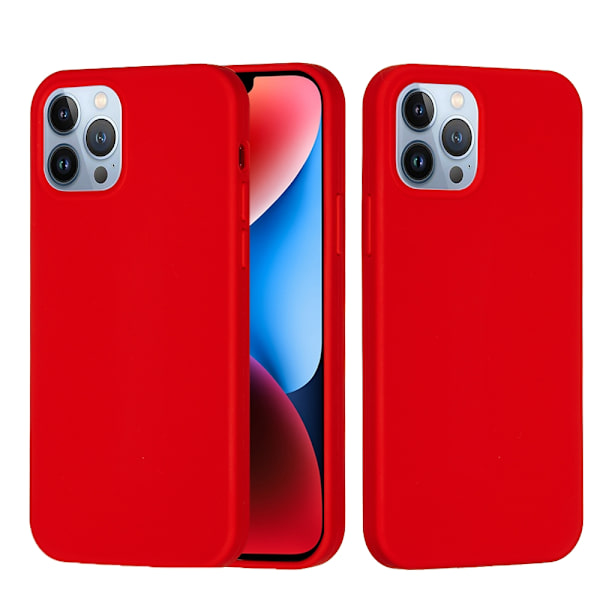 Silikonikuori iPhone 15 Pro Punainen