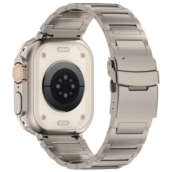 Titanarmband Apple Watch 45mm Series 9 Grå