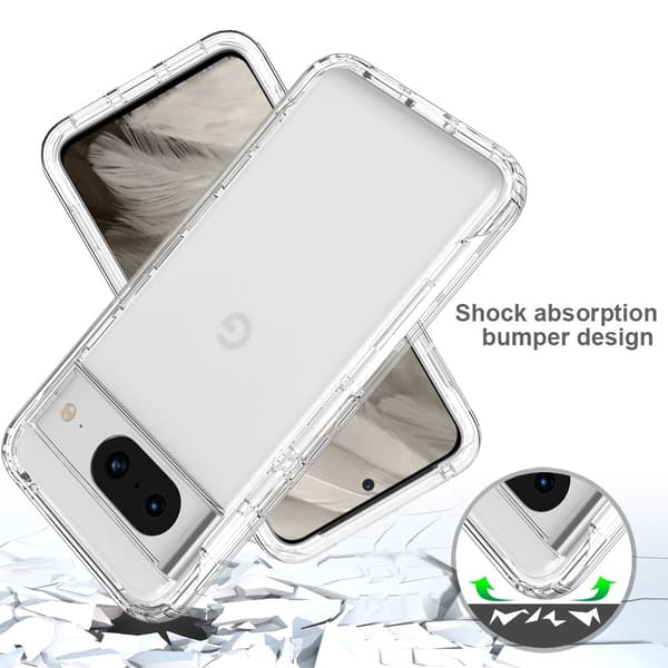 Allround Skal Skal Google Pixel 8 Transparent