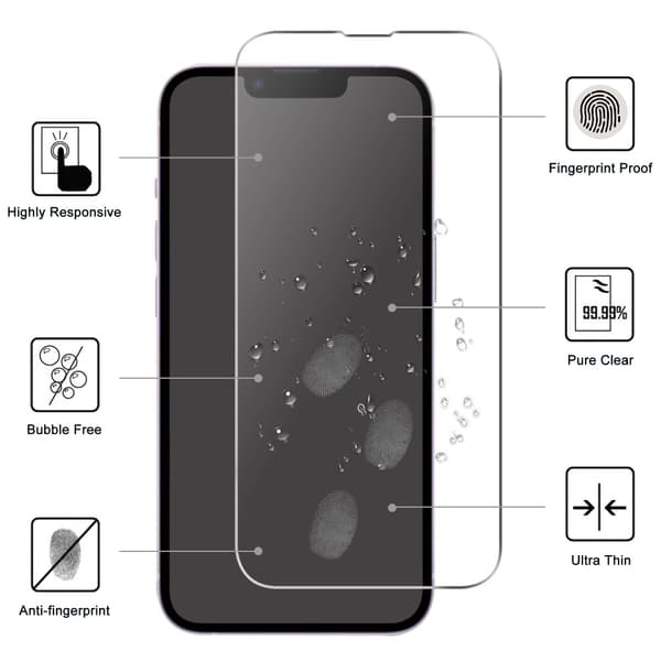 iPhone 16e Skärmskydd Härdat Glas 0.3mm