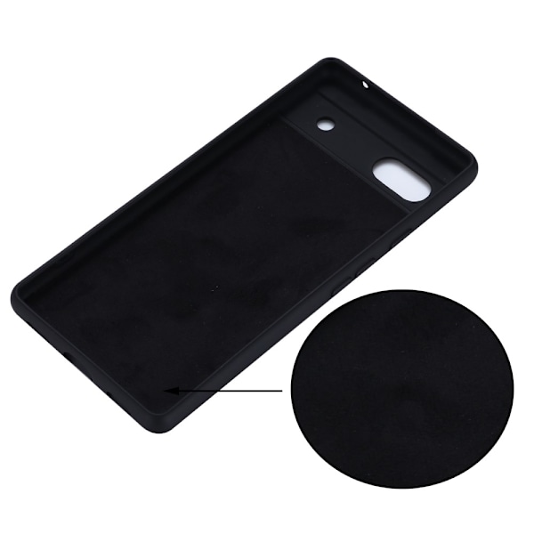 Silikonecover Google Pixel 7a Sort