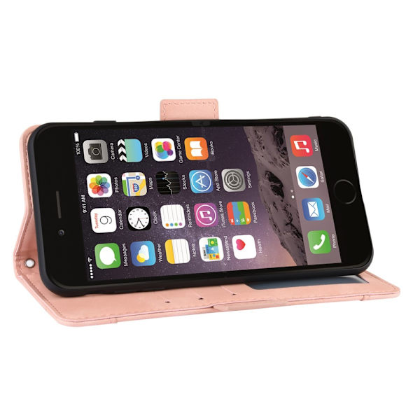 Multi Slot Plånboksfodral iPhone 7/8 Plus Rosa