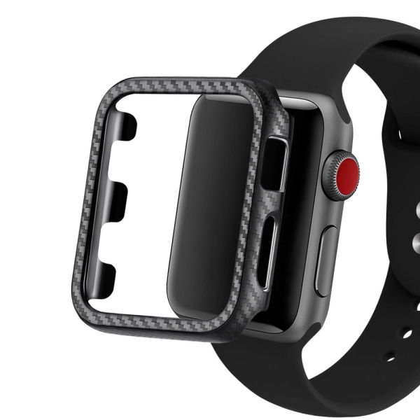 Carbon Shell Apple Watch 44mm musta