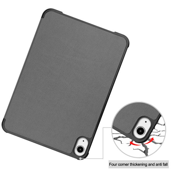 iPad Mini 7. sukupolvi (2024) Kotelo Tri-fold Harmaa