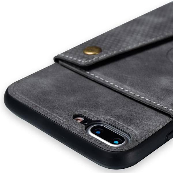 Etui med pung til iPhone 7/8 Plus Grå