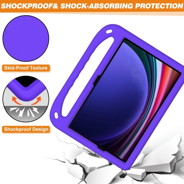 Kansi EVA Samsung Galaxy Tab S9 FE Purple