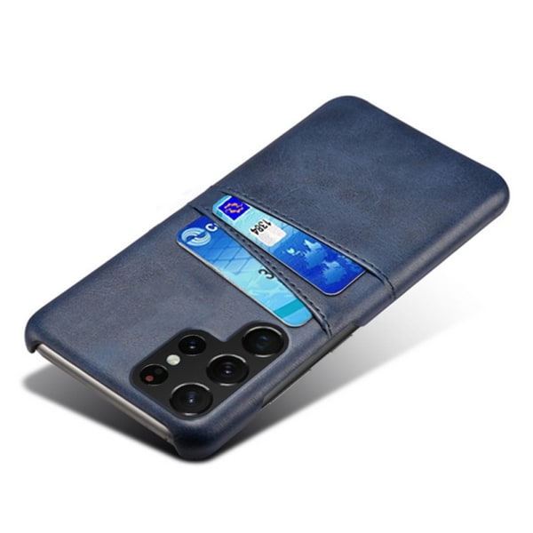 Læderetui Kortrum Samsung Galaxy S23 Ultra Blue