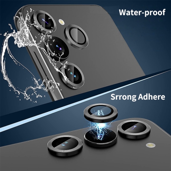 Hat Prince Lens Protector Hærdet glas Samsung Galaxy A15 Sølv