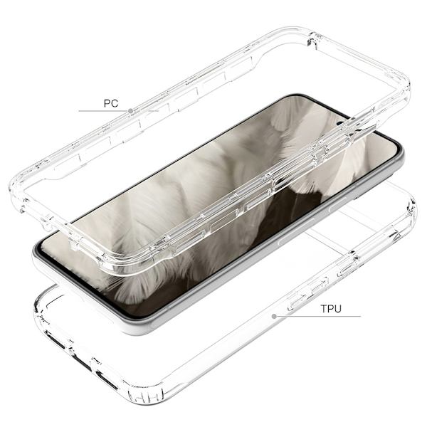 Allround Cover Skal Google Pixel 8 Transparent
