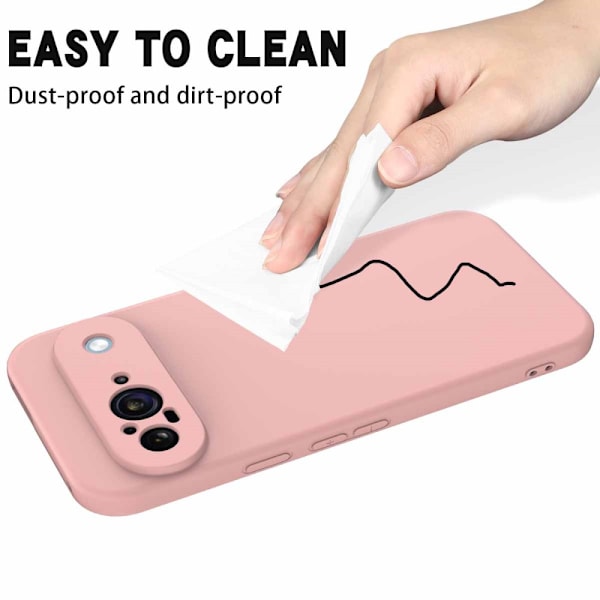 Silikonskal Google Pixel 9 Rosa