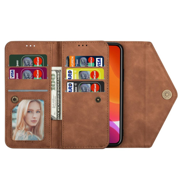 Plånboksfodral iPhone 14 Pro Brun