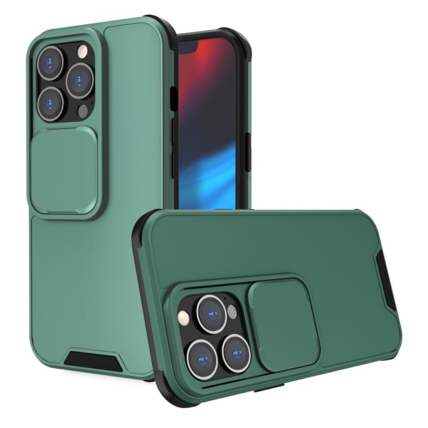 iPhone 13 Pro Max Cover Kamerabeskyttelse Grøn