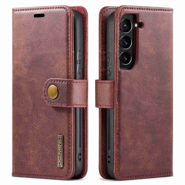 DG.MING 2-in-1 Magnet Wallet Samsung Galaxy S23 Red