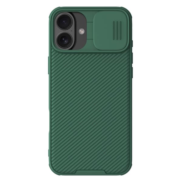 Nillkin CamShield Skal iPhone 16 Grön