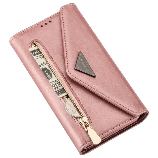 Plånboksfodral iPhone 13 Mini Rose Guld