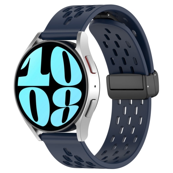 Silikonarmband Sport Samsung Galaxy Watch 6 Classic 43mm Blå