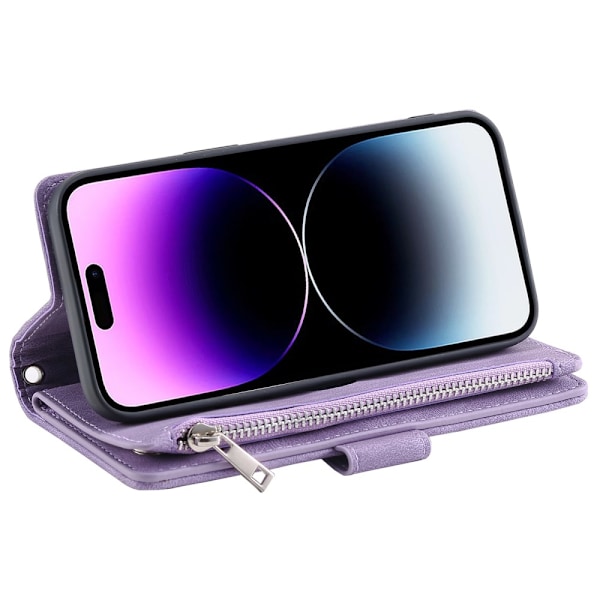 iPhone 16 Pungetui Polstret Lilla