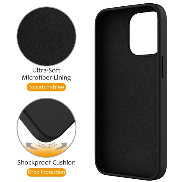 Silikoneskal Kickstand MagSafe iPhone 16 Pro Max Sort