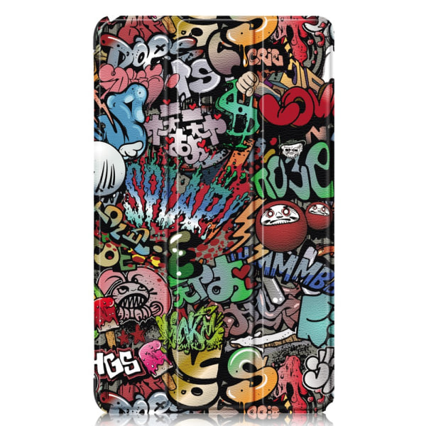 Samsung Galaxy Tab A9 etui Tri-fold graffiti