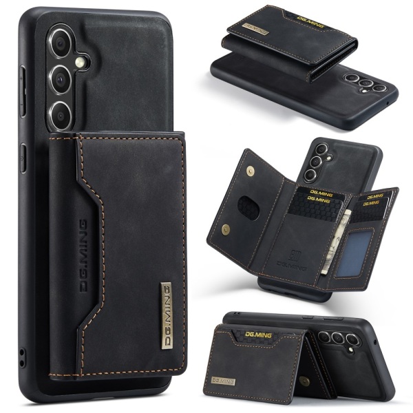 DG.MING 2 i 1 Magnetisk Kortlomme Etui Samsung Galaxy S23 FE Sort