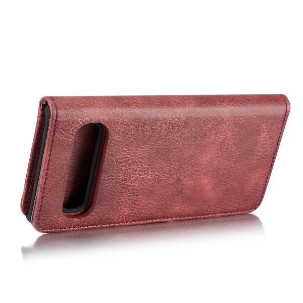 DG.MING 2-in-1 Magnet Wallet Samsung Galaxy S10 Red