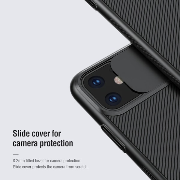 Nillkin CamShield -kuori iPhone 11 - Musta