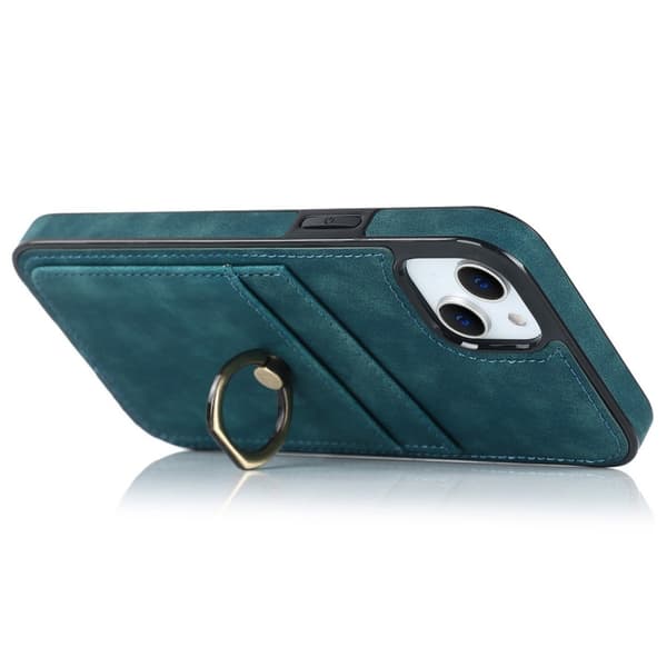 iPhone 14 Kortfack Skal Ring Grön