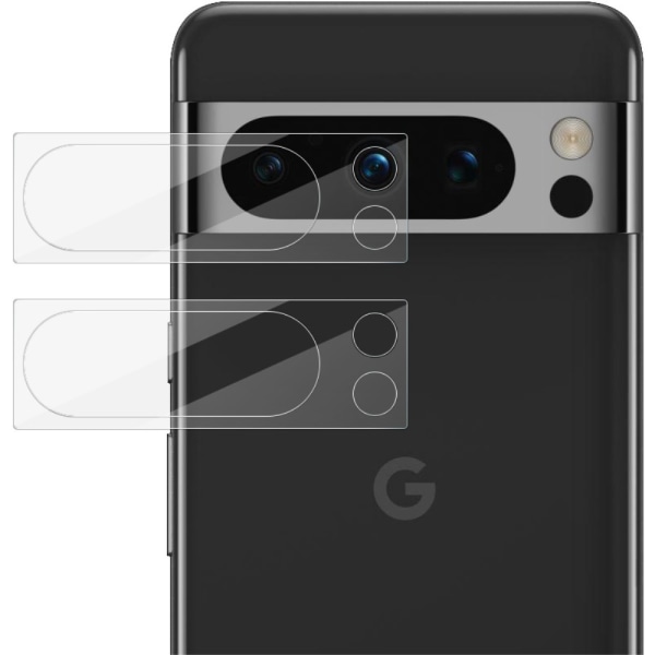 Imak 2-pakke hærdet glas kamerabeskyttelse Google Pixel 8 Pro Transparent