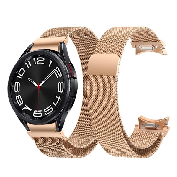 Full Fit Milanese Armband Samsung Galaxy Watch 6 44mm Roséguld