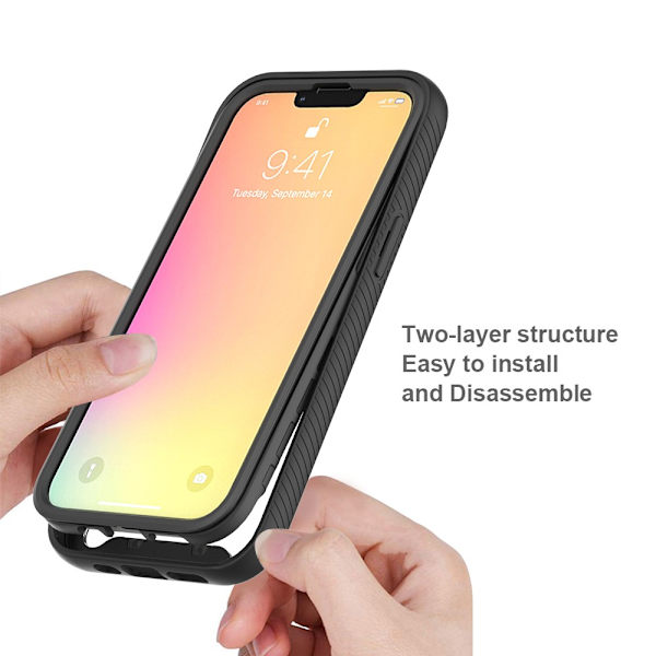Allround Cover Skal iPhone 13 Sort
