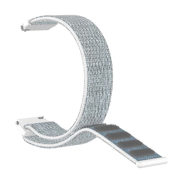 Nylonrem til Samsung Galaxy Watch 7 44mm Grå/Hvid