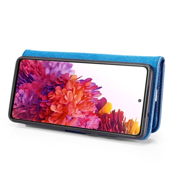 DG.MING 2-in-1 Magnet Wallet Samsung Galaxy S20 FE Blue