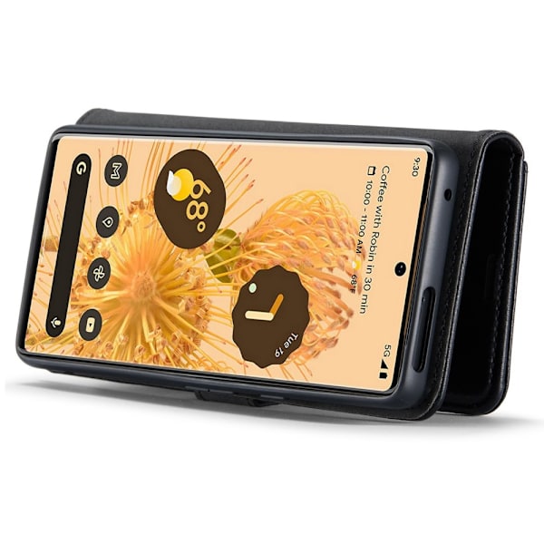 DG.MING 2-i-1 Magnet Pung Google Pixel 7 Pro Sort
