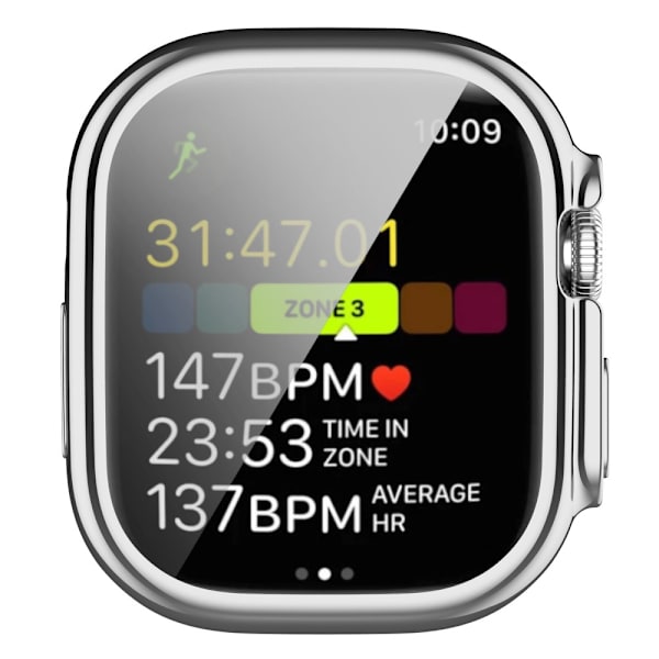 Heltäckande TPU Skal Apple Watch Ultra 2 49mm Silver