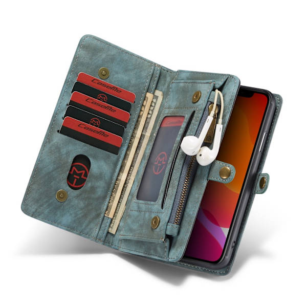 CaseMe Plånboksfodral Multi-Slot iPhone 11 Pro Max Blå