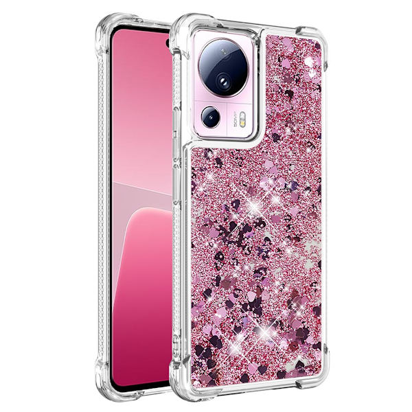 Glitter Bling TPU -kuori Xiaomi 13 Lite -ruusukulta