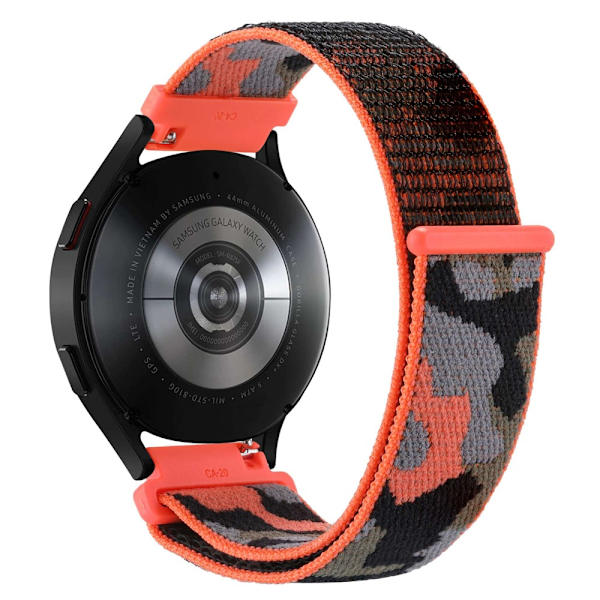 Nylonarmband Samsung Galaxy Watch 5 40/44/Pro 45mm Kamouflage Or