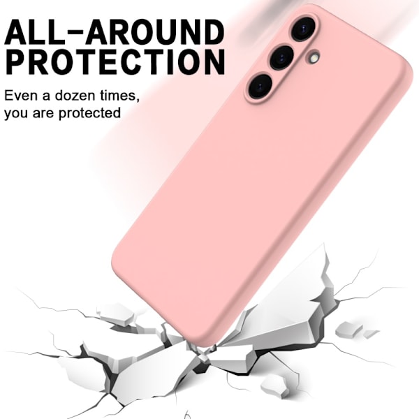 Silikonikuori Samsung Galaxy S25 Plus Vaaleanpunainen